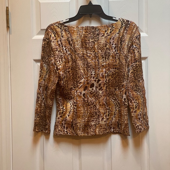 Vintage Alberto Makali Animal Print Top. - Picture 5 of 6